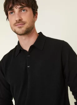 Maison Montagut Pulls>Pull Col Polo En Cachemire - Emerson