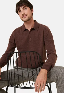 Maison Montagut Pulls>Pull Col Polo En Cachemire - Emerson
