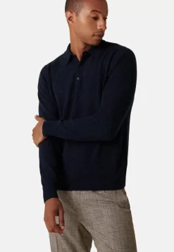 Maison Montagut Pulls>Pull Col Polo En Cachemire - Emerson