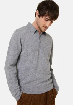 Maison Montagut Pulls>Pull Col Polo En Cachemire - Emerson