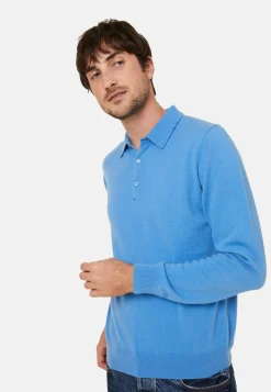 Maison Montagut Pulls>Pull Col Polo En Cachemire - Emerson