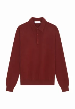 Maison Montagut Pulls>Pull Col Polo En Cachemire - Emerson