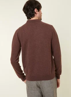 Maison Montagut Pulls>Pull Col Polo En Cachemire - Emerson