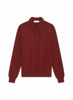 Maison Montagut Pulls>Pull Col Polo En Cachemire - Emerson