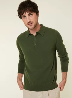 Maison Montagut Pulls>Pull Col Polo En Cachemire - Emerson