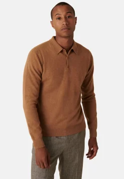 Maison Montagut Pulls>Pull Col Polo En Cachemire - Emerson