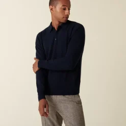 Maison Montagut Pulls>Pull Col Polo En Cachemire - Emerson