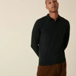 Maison Montagut Pulls>Pull Col Polo En Cachemire - Emerson