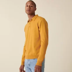 Maison Montagut Pulls>Pull Col Polo En Cachemire - Emerson