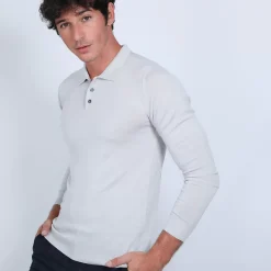 Maison Montagut Polos>Pull Col Polo En Laine Merinos - Beni