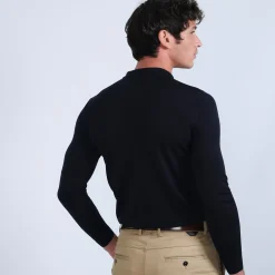Maison Montagut Polos>Pull Col Polo En Laine Merinos - Beni