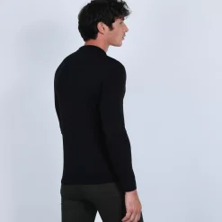 Maison Montagut Polos>Pull Col Polo En Laine Merinos - Beni
