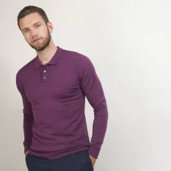 Maison Montagut Polos>Pull Col Polo En Laine Merinos - Beni