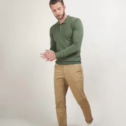 Maison Montagut Polos>Pull Col Polo En Laine Merinos - Beni