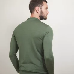 Maison Montagut Polos>Pull Col Polo En Laine Merinos - Beni