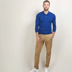 Maison Montagut Polos>Pull Col Polo En Laine Merinos - Beni