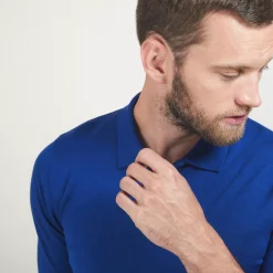 Maison Montagut Polos>Pull Col Polo En Laine Merinos - Beni