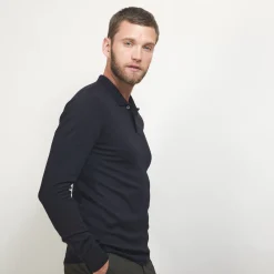 Maison Montagut Polos>Pull Col Polo En Laine Merinos - Beni