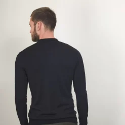 Maison Montagut Polos>Pull Col Polo En Laine Merinos - Beni