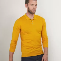 Maison Montagut Polos>Pull Col Polo En Laine Merinos - Beni
