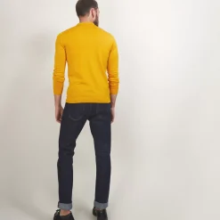 Maison Montagut Polos>Pull Col Polo En Laine Merinos - Beni