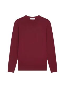 Maison Montagut Pulls>Pull Col Rond A Point Jersey En Laine Merinos - Asena