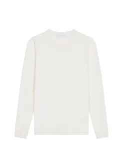 Maison Montagut Pulls>Pull Col Rond A Point Jersey En Laine Merinos - Asena