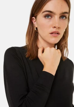 Maison Montagut Pulls>Pull Col Rond A Point Jersey En Laine Merinos - Asena