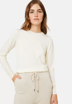 Maison Montagut Pulls>Pull Col Rond A Point Jersey En Laine Merinos - Asena