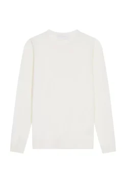 Maison Montagut Pulls>Pull Col Rond A Point Jersey En Laine Merinos - Asena