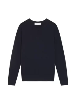 Maison Montagut Pulls>Pull Col Rond A Point Jersey En Laine Merinos - Asena