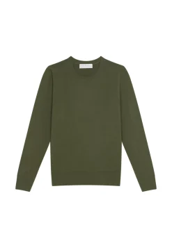 Maison Montagut Pulls>Pull Col Rond A Point Jersey En Laine Merinos - Asena
