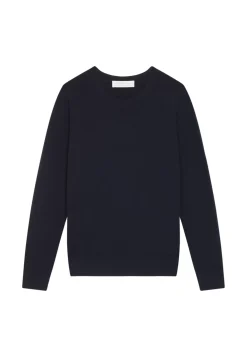 Maison Montagut Pulls>Pull Col Rond A Point Jersey En Laine Merinos - Asena