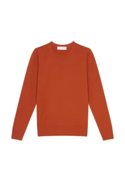 Maison Montagut Pulls>Pull Col Rond A Point Jersey En Laine Merinos - Asena