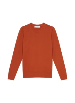 Maison Montagut Pulls>Pull Col Rond A Point Jersey En Laine Merinos - Asena