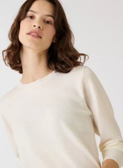 Maison Montagut Pulls>Pull Col Rond A Point Jersey En Laine Merinos - Asena