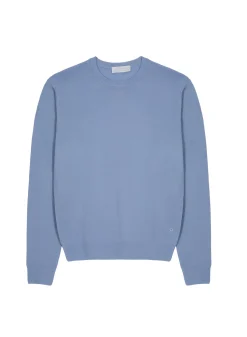 Maison Montagut Pulls>Pull Col Rond Avec Logo En Laine Merinos - Eddie