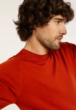Maison Montagut Pulls>Pull Col Rond Avec Logo En Laine Merinos - Eddie