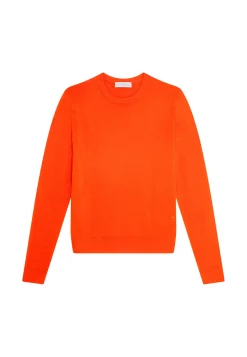 Maison Montagut Pulls>Pull Col Rond Avec Logo En Laine Merinos - Eddie