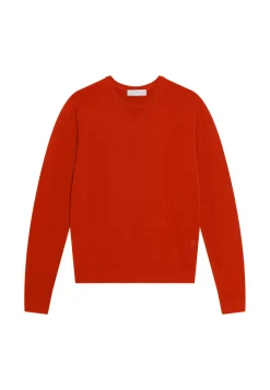 Maison Montagut Pulls>Pull Col Rond Avec Logo En Laine Merinos - Eddie