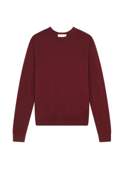 Maison Montagut Pulls>Pull Col Rond Avec Logo En Laine Merinos - Eddie