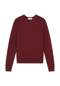 Maison Montagut Pulls>Pull Col Rond Avec Logo En Laine Merinos - Eddie