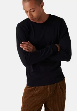 Maison Montagut Pulls>Pull Col Rond Avec Logo En Laine Merinos - Eddie