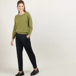 Maison Montagut Pulls>Pull Col Rond Emmanchures Marteau En Cachemire - Bree