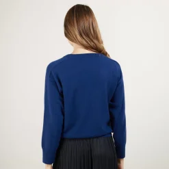 Maison Montagut Pulls>Pull Col Rond Emmanchures Marteau En Cachemire - Bree