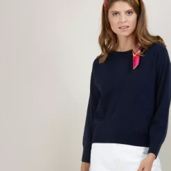 Maison Montagut Pulls>Pull Col Rond Emmanchures Marteau En Cachemire - Bree