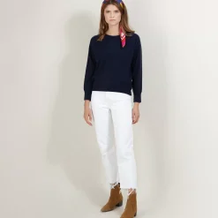 Maison Montagut Pulls>Pull Col Rond Emmanchures Marteau En Cachemire - Bree