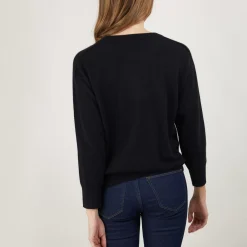 Maison Montagut Pulls>Pull Col Rond Emmanchures Marteau En Cachemire - Bree