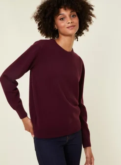Maison Montagut Pulls>Pull Col Rond En Cachemire - Abeline