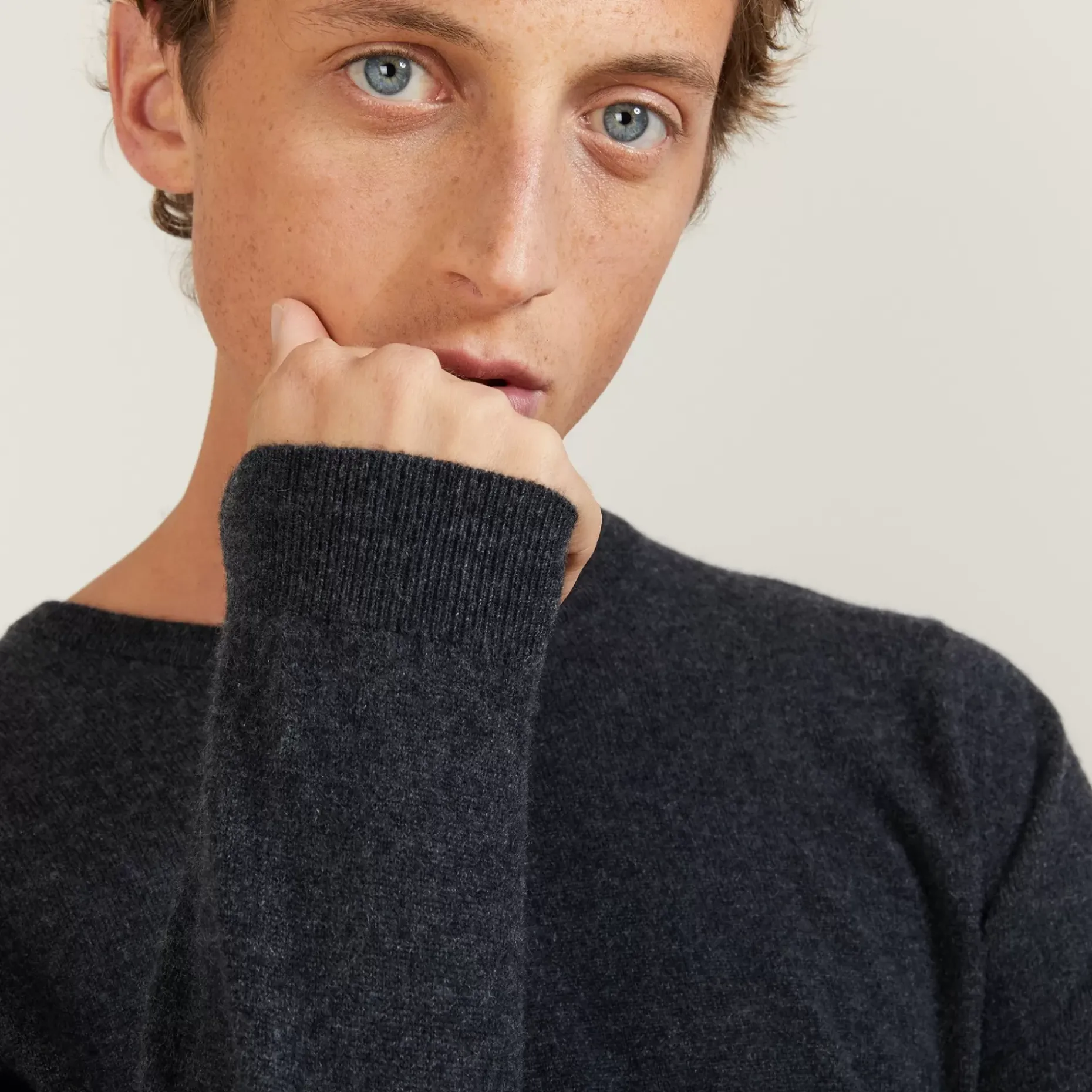 Maison Montagut Pulls>Pull Col Rond En Cachemire - Benoit